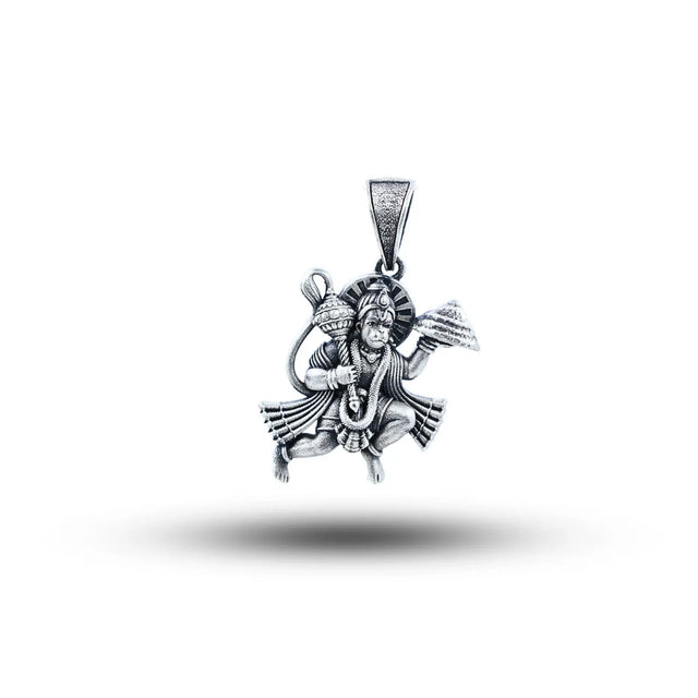 Benefits of wearing a silver pendant: HanumanJi pendant in 925 sterling silver