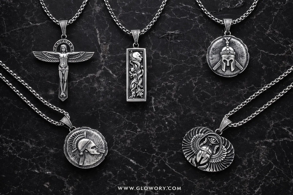 Authentic 925 Sterling Silver Pendant for Men Collection