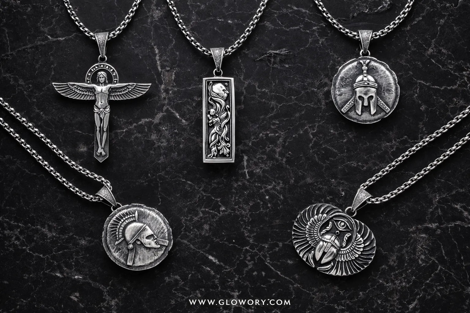 Authentic 925 Sterling Silver Pendant for Men Collection