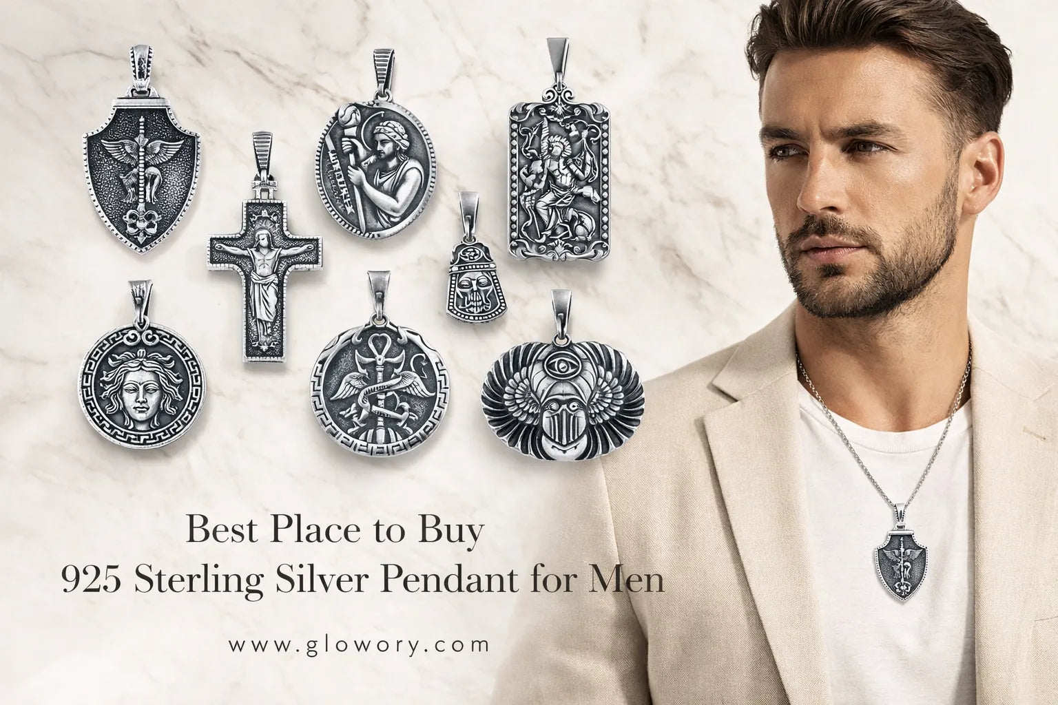 Best Place to Buy 925 Sterling Silver Pendant for Men