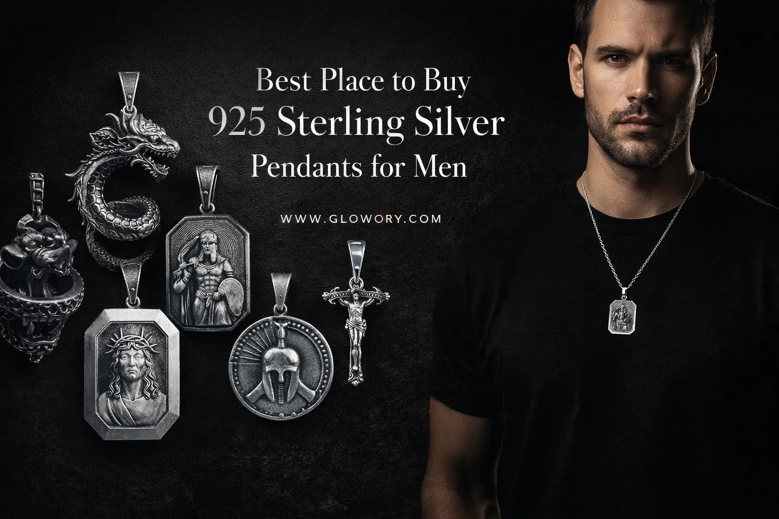 Best Place to Buy 925 Sterling Silver Pendants for Men