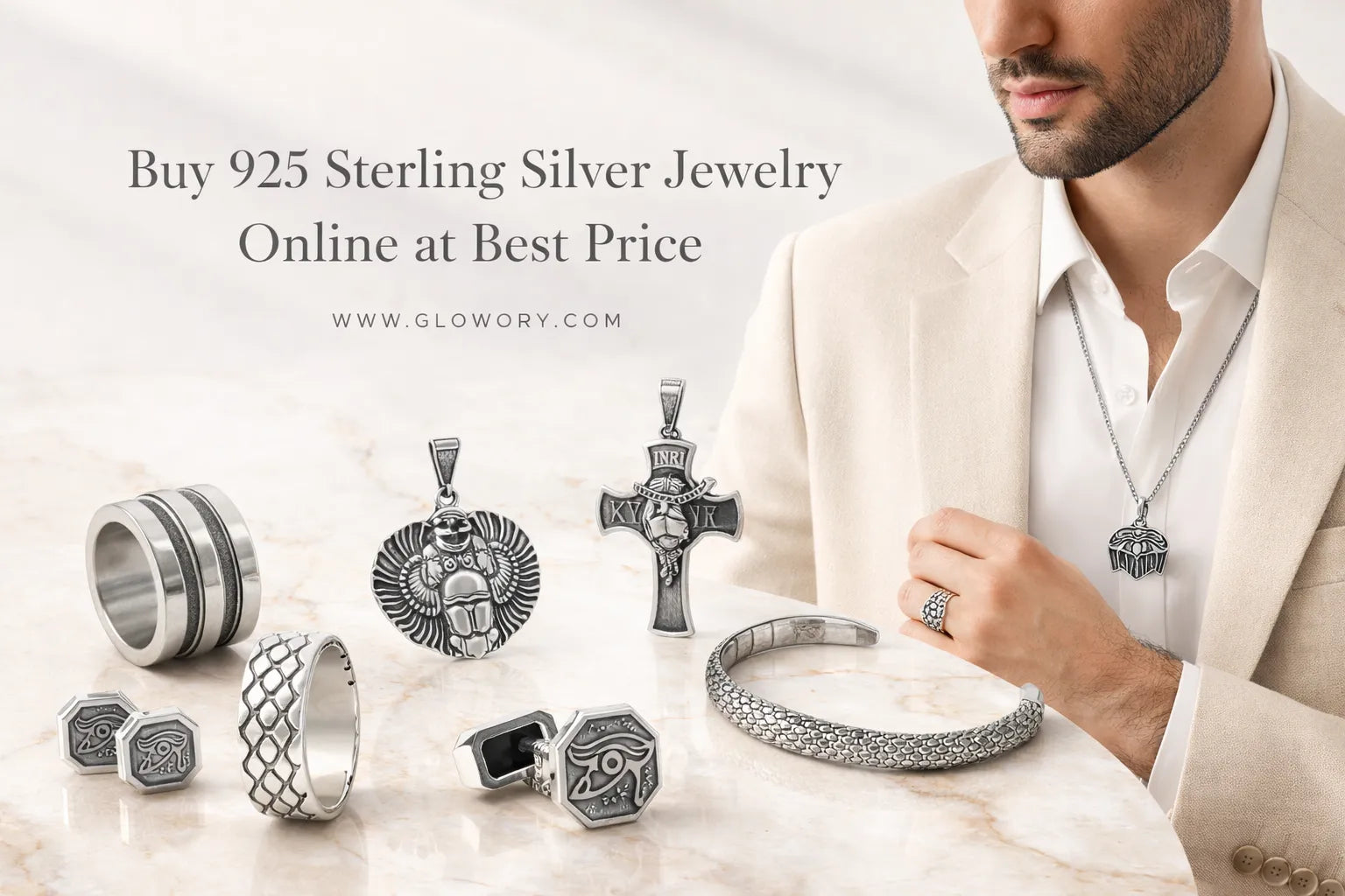 Buy 925 Sterling Silver Jewelry Online at Best Price