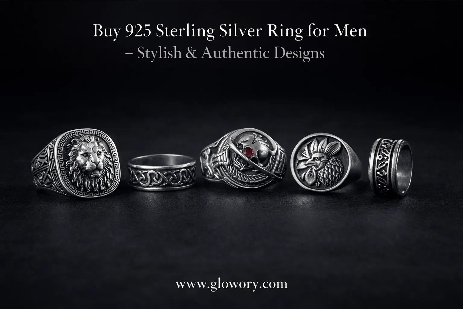 Buy 925 Sterling Silver Ring for Men – Stylish & Authentic Designs