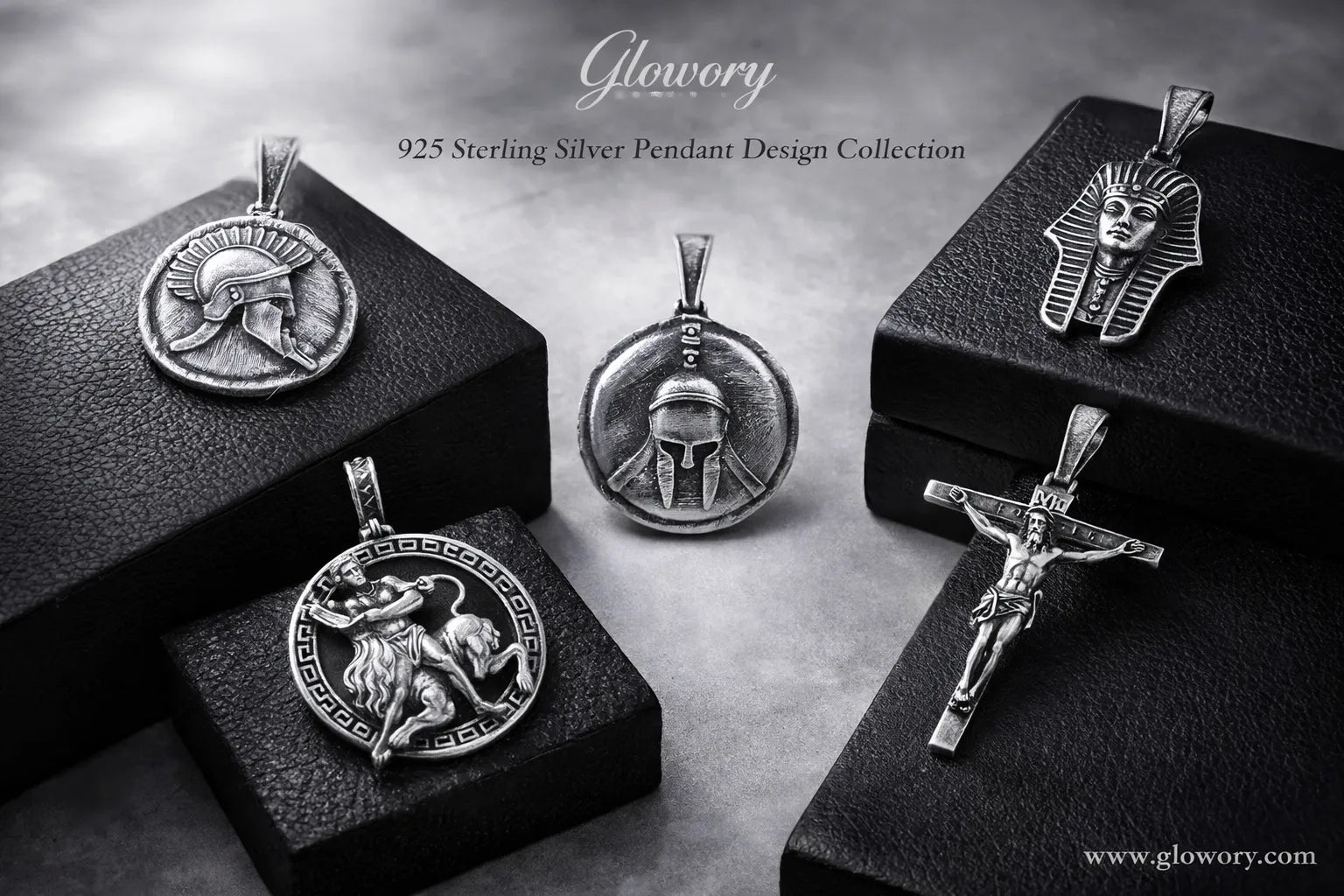 Glowory 925 Sterling Silver Pendant Design Collection