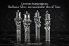 Glowory Masterpieces: Exclusive Silver Accessories for Men of Taste