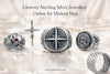 Glowory Sterling Silver Jewellery Online for Modern Men