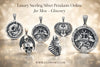 Luxury Sterling Silver Pendants Online for Men – Glowory