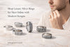 Shop Luxury Silver Rings for Men Online with Modern Designs