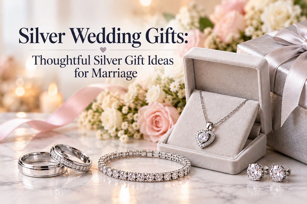 Silver jewelry Wedding Gifts: Thoughtful Silver jewelry Gift Ideas for Marriage