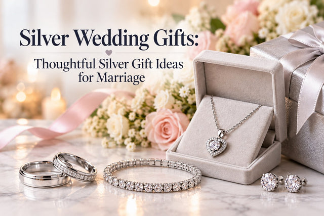 Silver jewelry Wedding Gifts: Thoughtful Silver jewelry Gift Ideas for Marriage