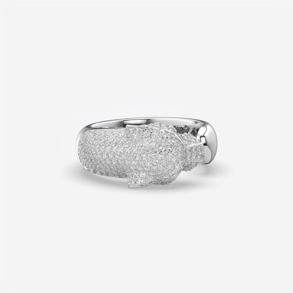 Royal Panthe Diamond silver Ring