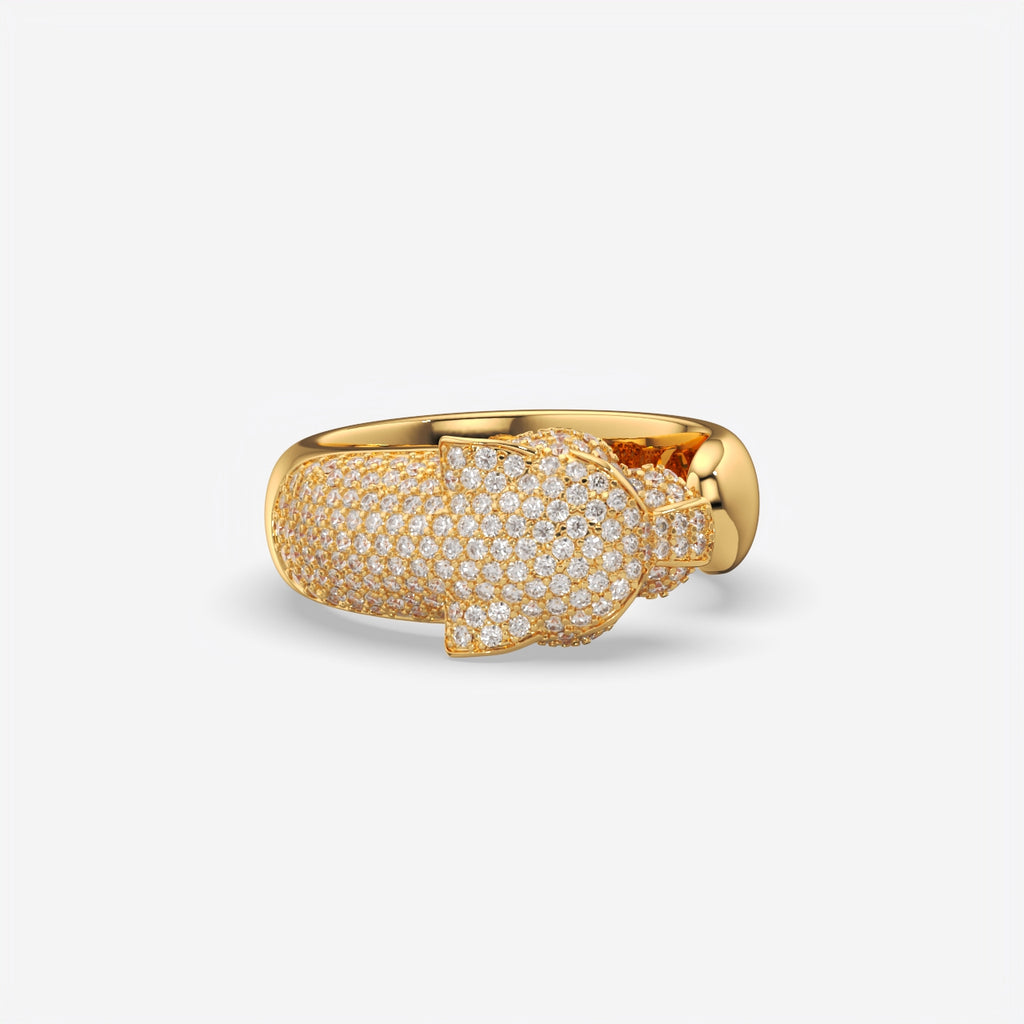 Royal Panthe Diamond silver Ring