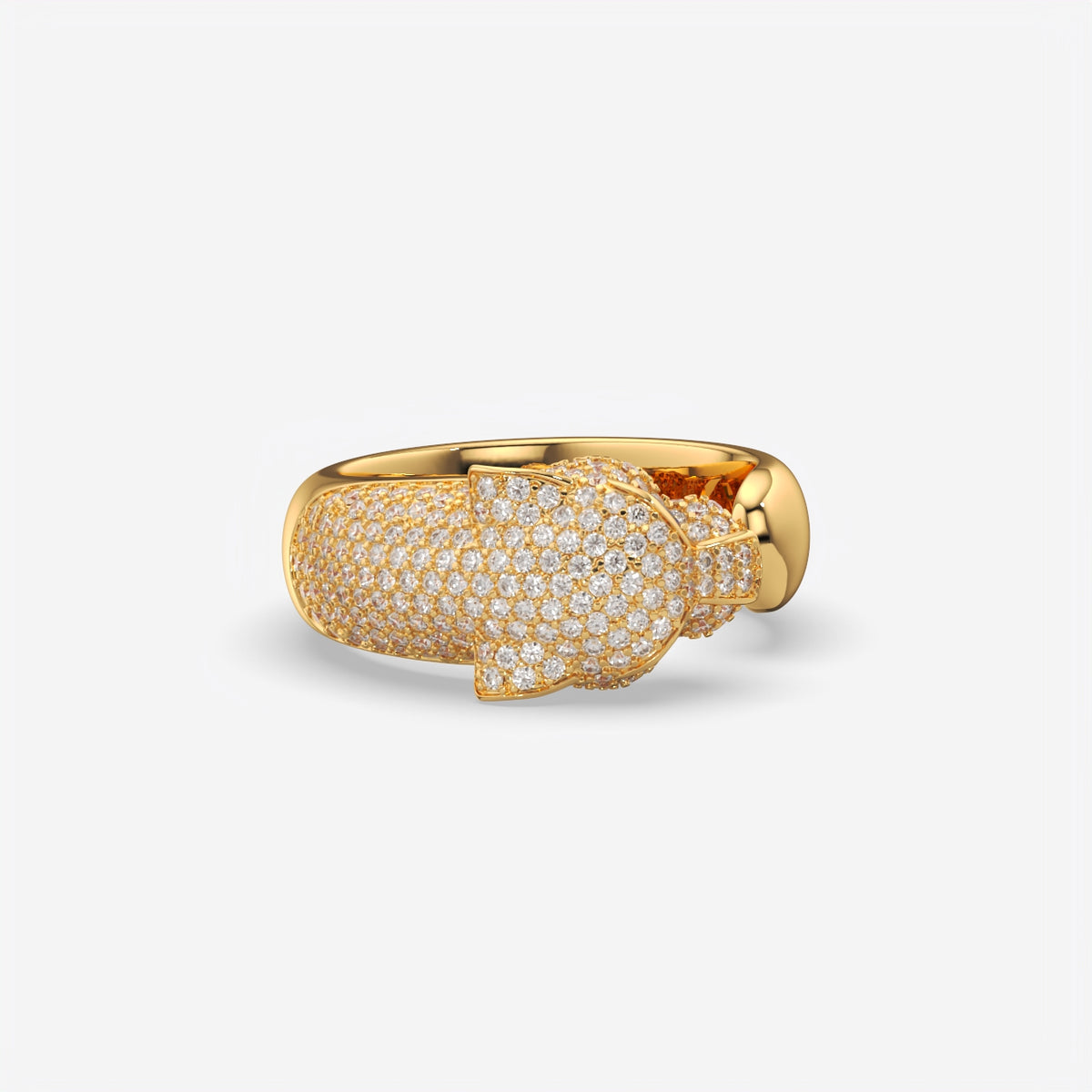 Royal Panthe Diamond silver Ring