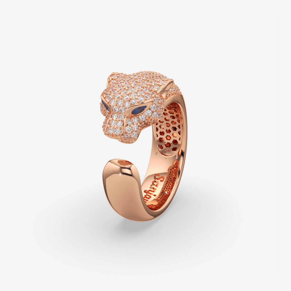 Royal Panthe Diamond silver Ring