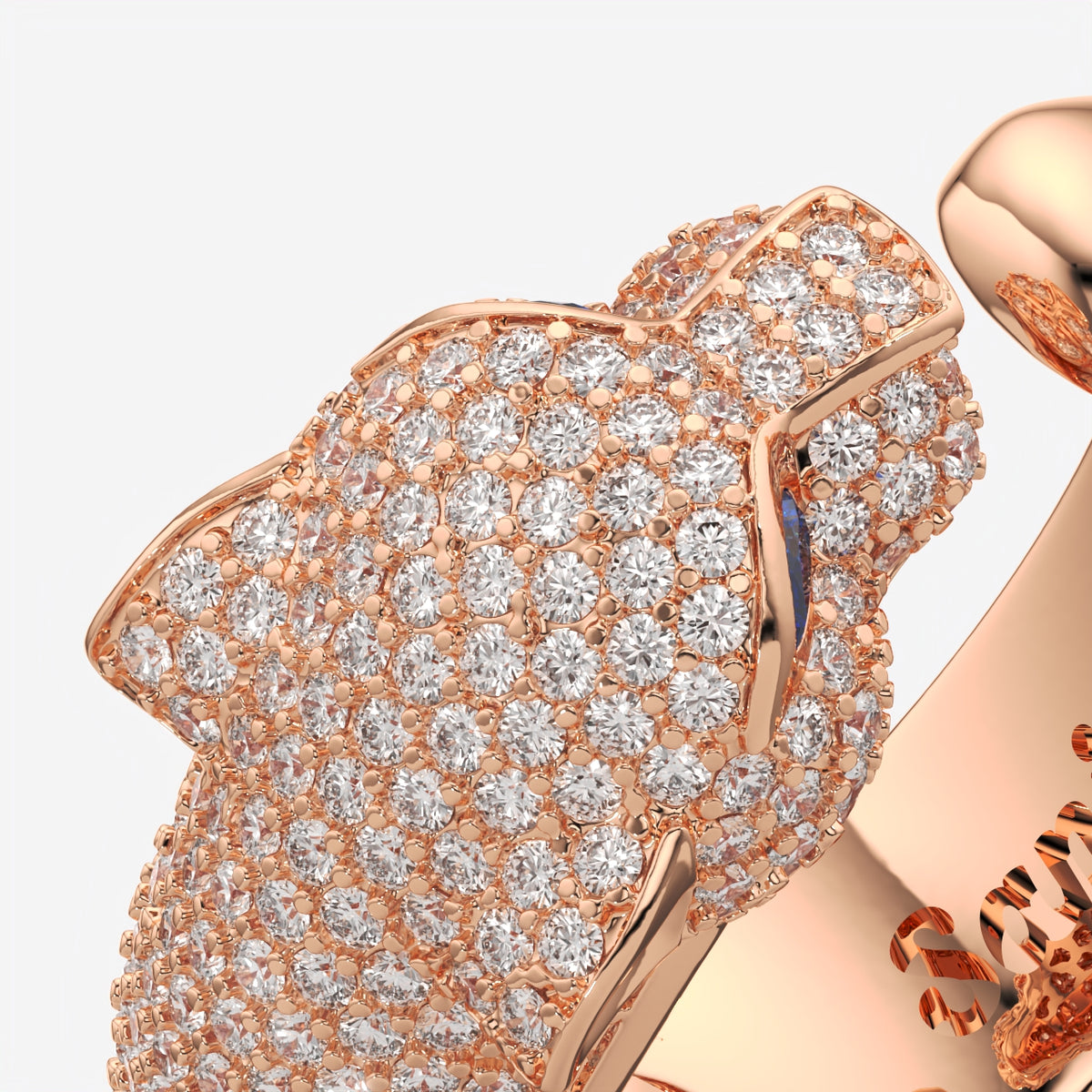 Royal Panthe Diamond silver Ring