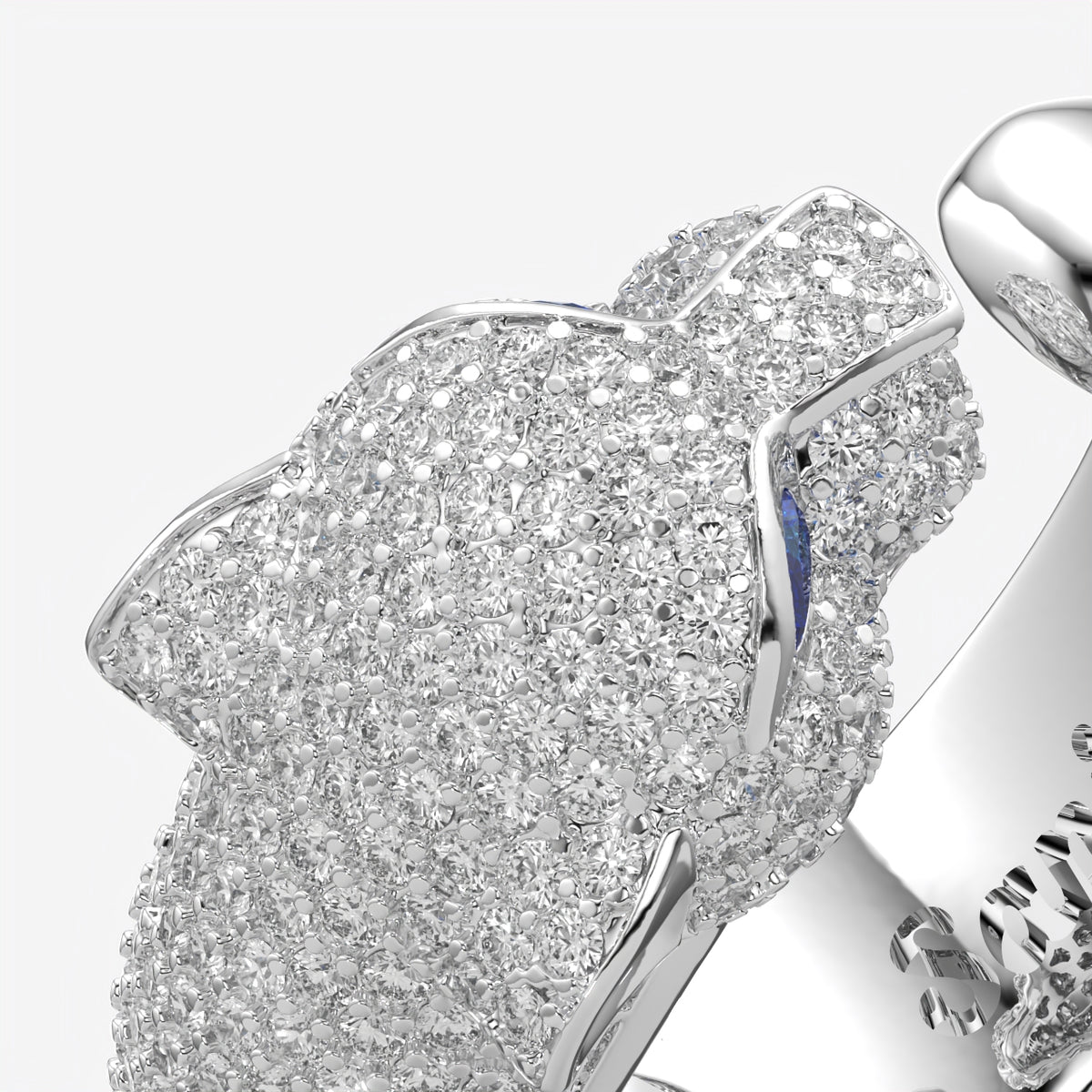 Royal Panthe Diamond silver Ring