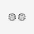 Luxury Round Cut Stud Earrings ( 1 PC )