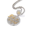 Iced Out Moissanite Hip Hop Stylish pendant Men's
