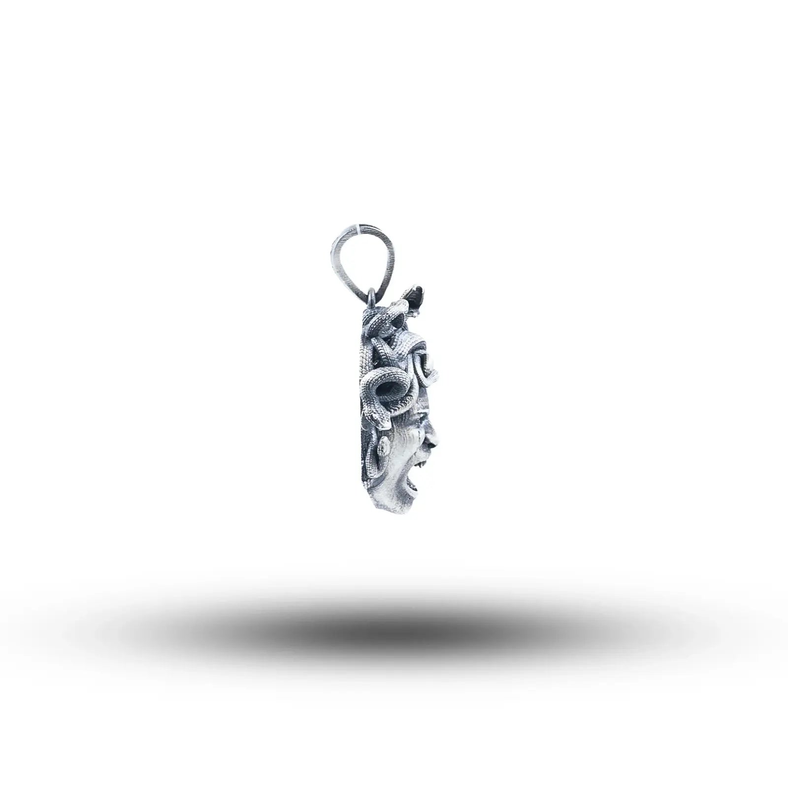 Angry Medusa 925 Sterling Silver Pendant 02