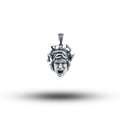 Angry Medusa 925 Sterling Silver Pendant