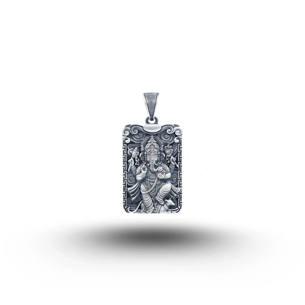 Calm Ganesha 925 Sterling Silver Pendant