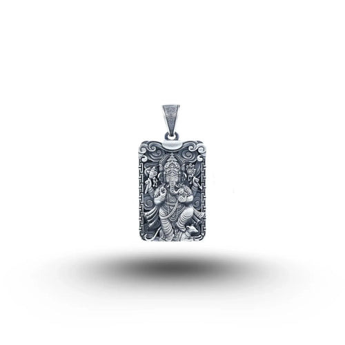 Calm Ganesha 925 Sterling Silver Pendant