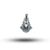 Egyptian Anubis Head 925 Sterling Silver Pendant