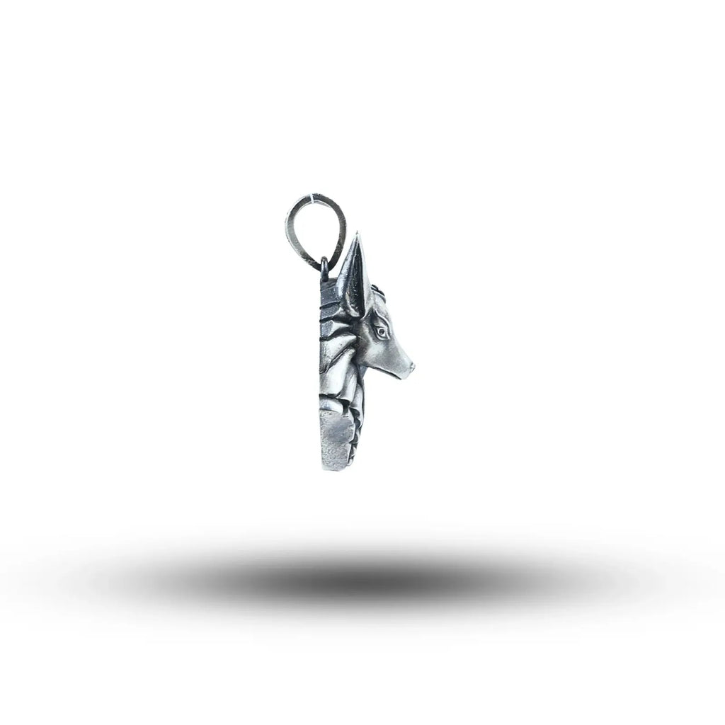 Egyptian Anubis Head 925 Sterling Silver Pendant03