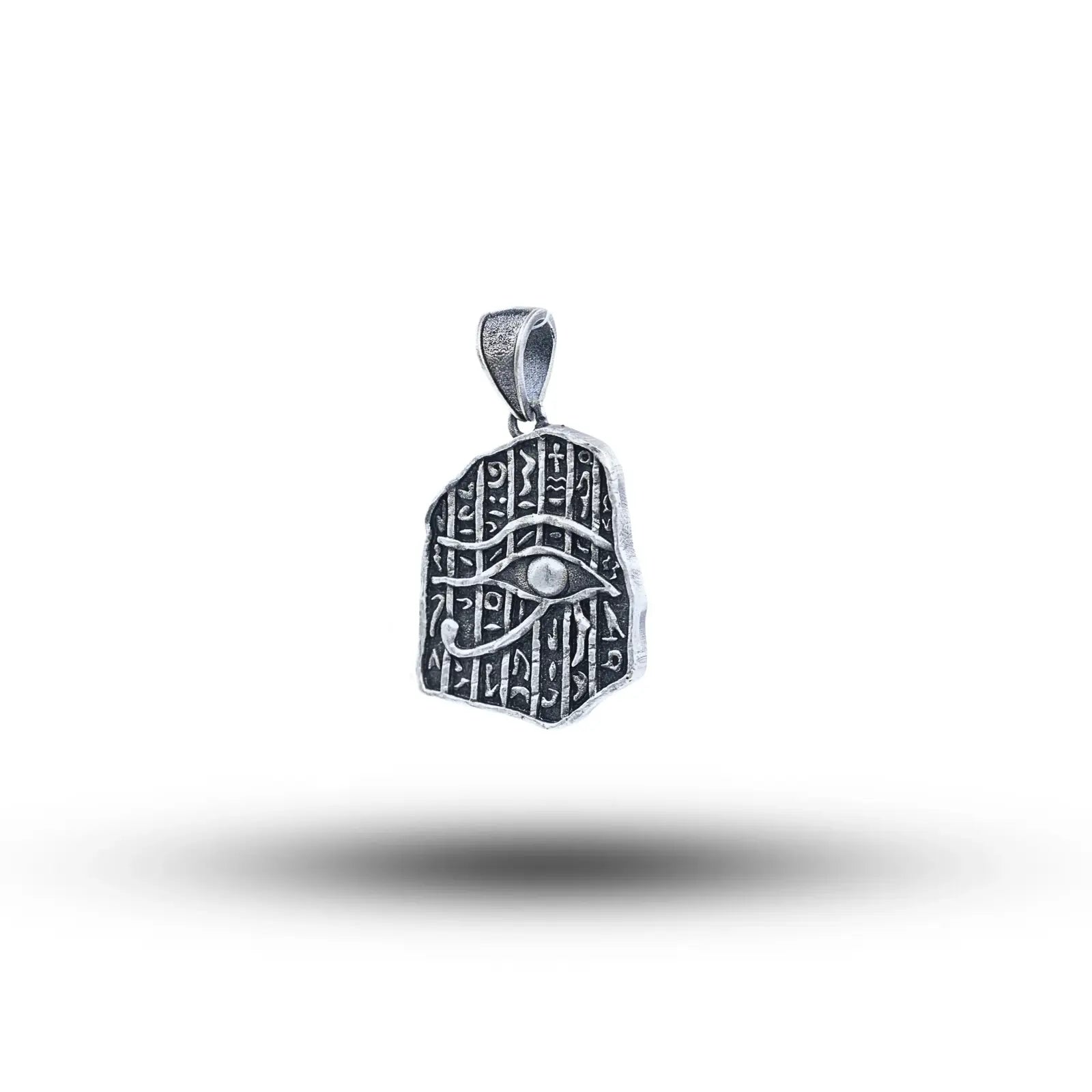 Egyptian Hieroglyphics language 925 Sterling Silver Pendant01