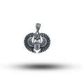 Egyptian Scarab 925 Sterling Silver Pendant