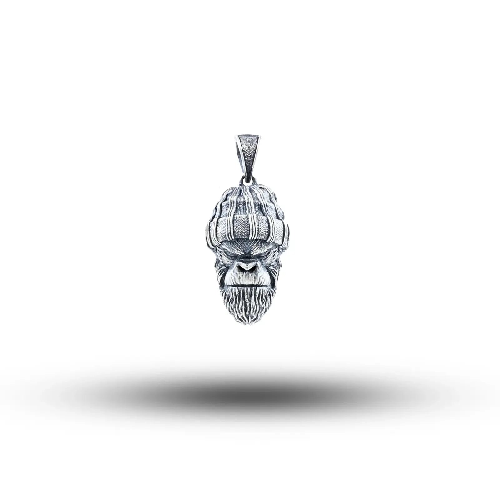 Gangster Monkey 925 Sterling Silver Pendant