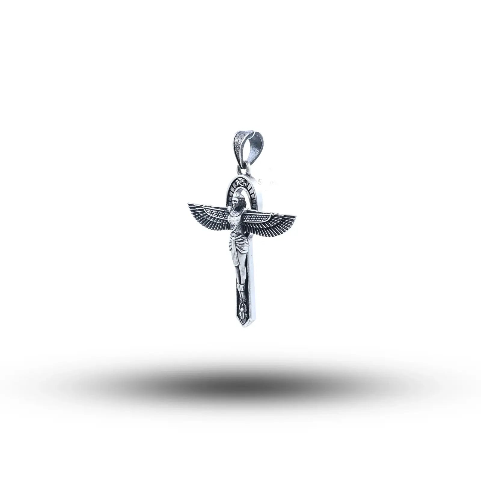 Isis Ankh Egyptian 925 Sterling Silver Pendant01