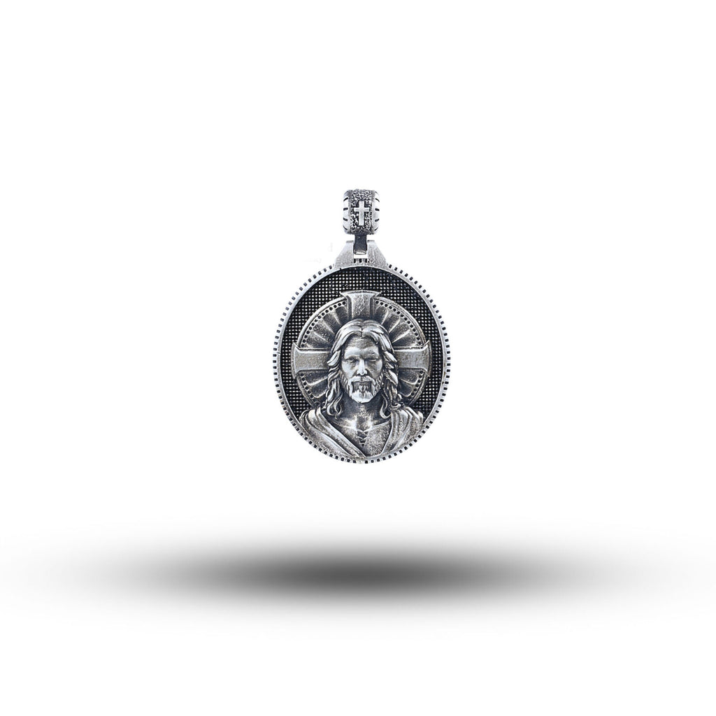 Jesus 925 Sterling Silver Pendant
