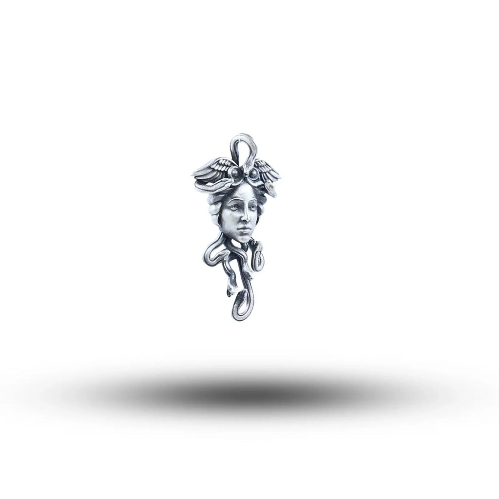 Medusa Gorgon Snakes 925 sterling silver Pendant 01
