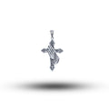 Praying Hands Cross 925 Sterling Silver Pendant