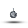 Round Medusa 925 sterling silver Pendant