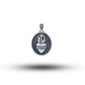 Sacred Heart 925 Sterling Silver Pendant