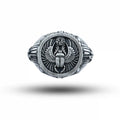 Scarab Pharaoh Egyptian 925 Sterling Silver Ring