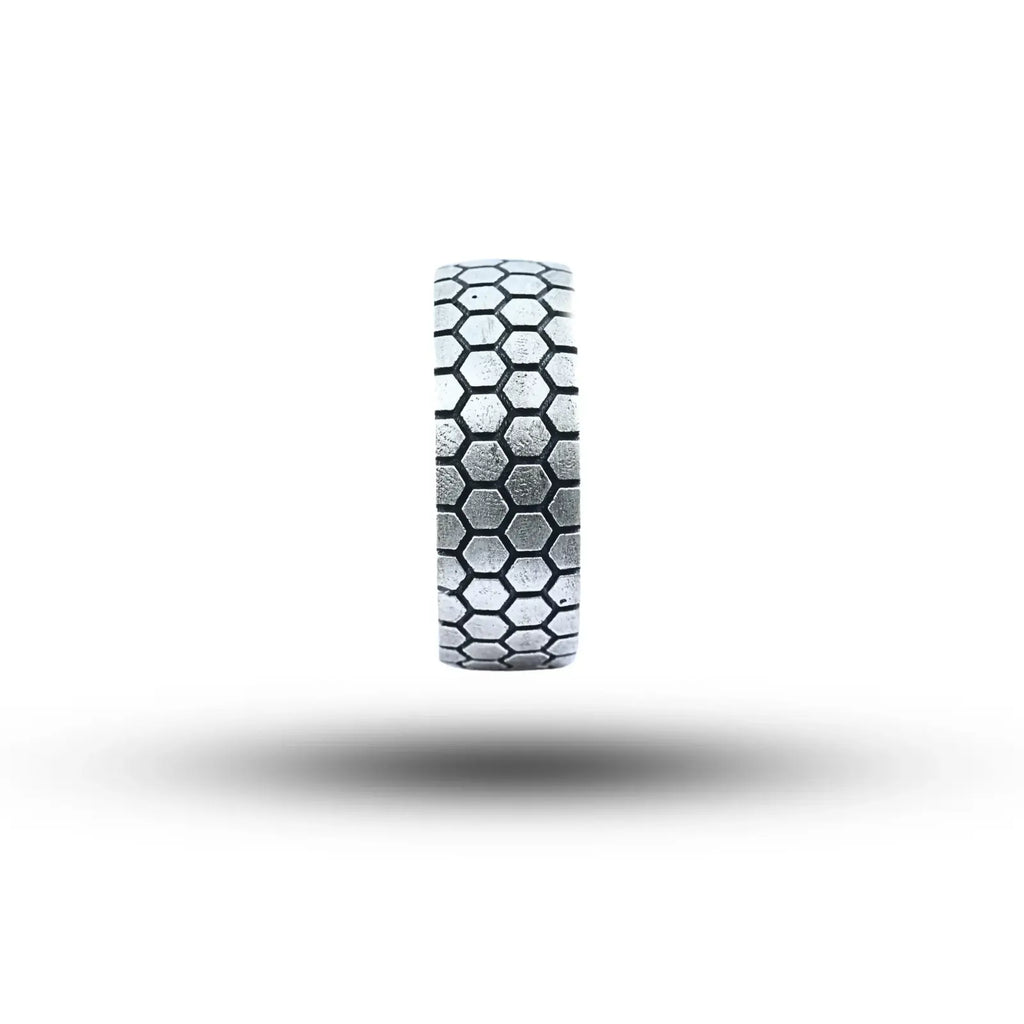 Turtle Shell 925 Sterling Silver Band