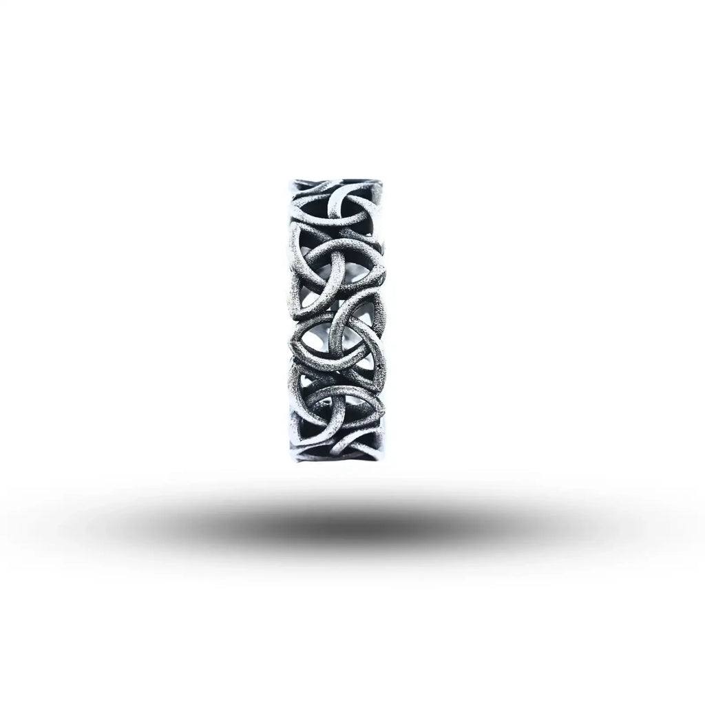 Viking Knot 925 Sterling Silver Band