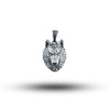 Wild Wolf Head 925 Sterling Silver Pendant