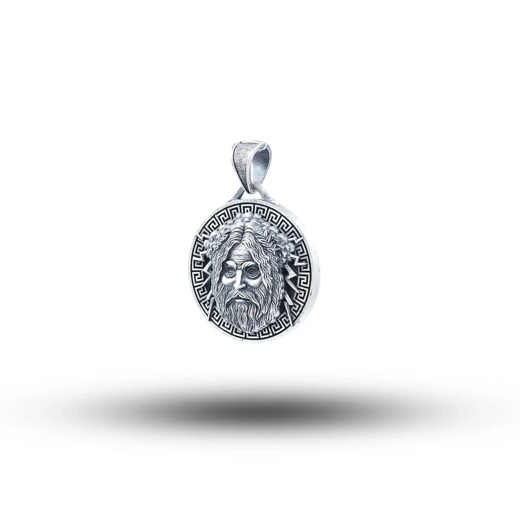 Zeus lightning god 925 Sterling Silver Pendant 01