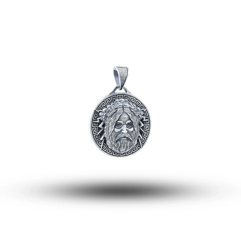 Zeus lightning god 925 Sterling Silver Pendant
