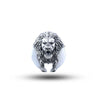 Men's Lion Brooch in 92.5 Sterling Silver – Bold & Elegant Accessory