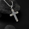 Hip Hop 92.5 Silver Iced Out Cross Pendant Collection