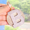 Iced Out Hip Hop Diamond Pendant For Men's