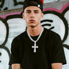 92.5 Silver Hip Hop Cross Iced Out Pendant Collection