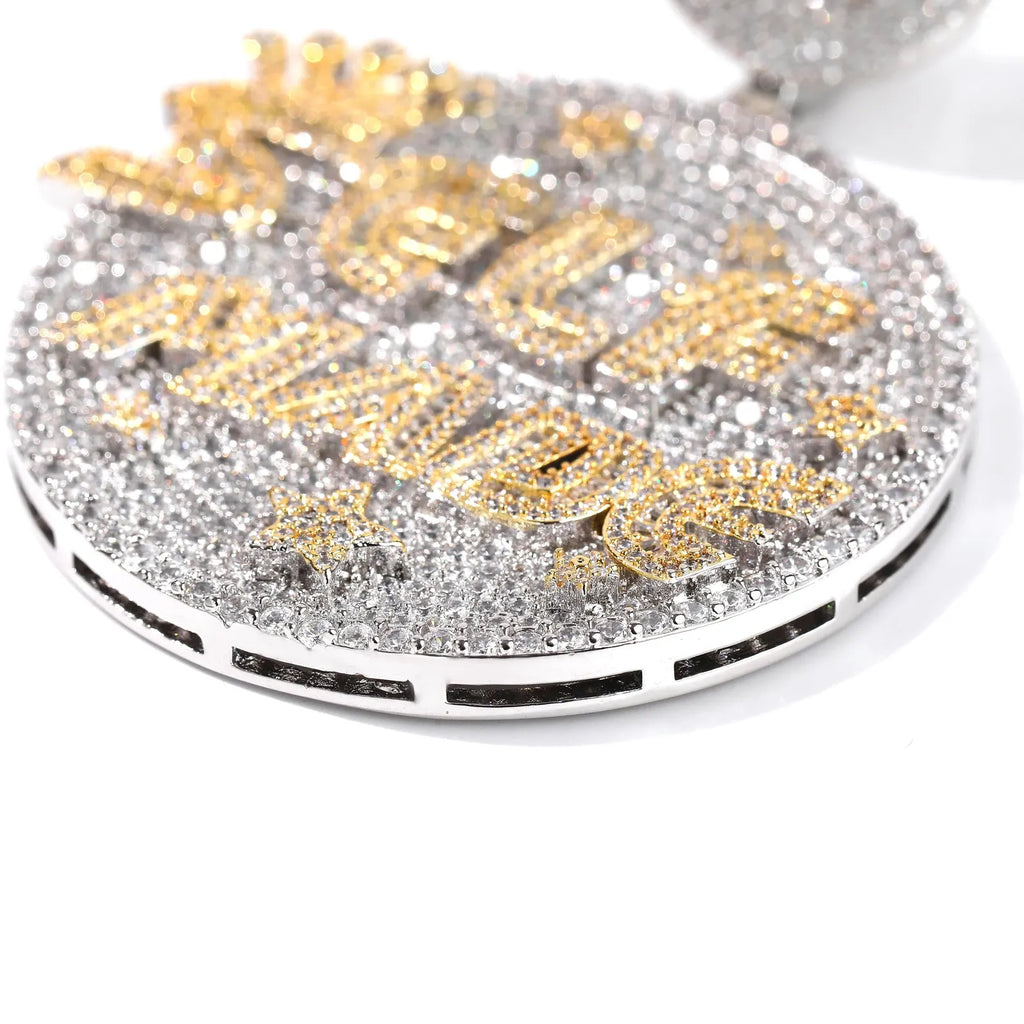Iced Out Moissanite Hip Hop Stylish pendant Men's