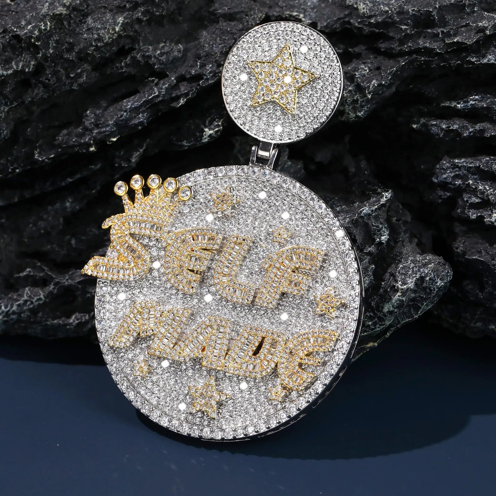 Iced Out Moissanite Hip Hop Stylish pendant Men's