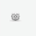Sterling Silver Bold & Stylish Single Diamond Studs For Men's